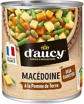 MACEDOINE PDT EGOUTE DAUCY 4/4 580G