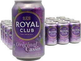 BOISSON GAZ ROYAL CLUB CASSISS CAN 33CL