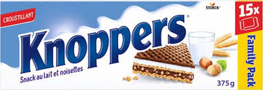 GAUFFRETTE KNOPPERS NOISETTE 375GX15