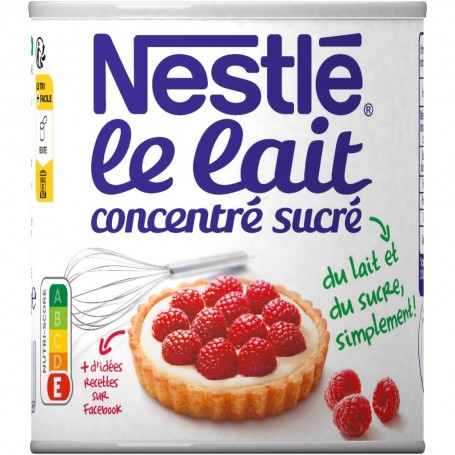 LAIT CONCENTRE SUCRE BOITE NESTLE 397G