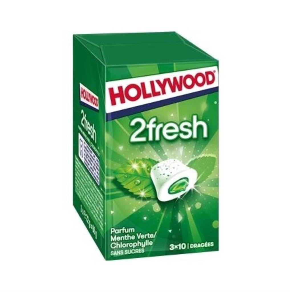 CHEWINGUM MENTHE VERT 3X10 DG