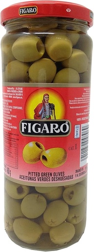 [OVSNF450] OLIVE VERTE SS NOY FIGARO 450G